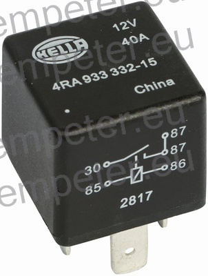 RELE VKLOPA SPREDNJEGA POGONA 12V CNH FIAT - NEW HOLLAND FORD