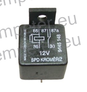 RELE 12V 20/30A ZETOR 3321Super - 3341Super - 4321Super - 4341Super - 5321Super - 5341Super - 6321Super - 6341Super - 7321Super turbo - 7341 Super turbo