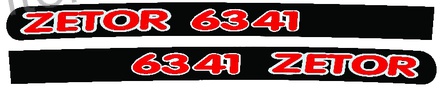 NALEPKA SET "ZETOR 6341"