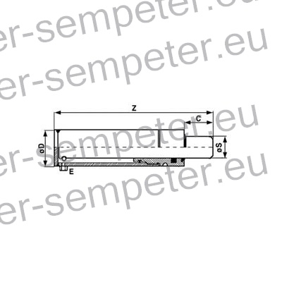 CILINDER HIDRAVLIKE L=638mm EW