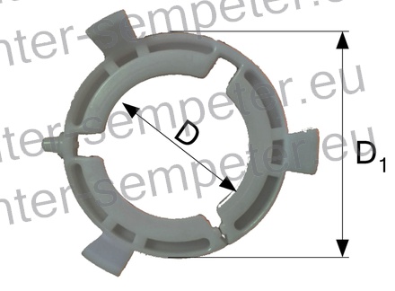LEŽAJ ZAŠČITE KARDANA PLASTIČNI NA STRANI CEVI NOTRANJE SPT