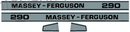 NALEPKA SET MF "MASSEY - FERGUSON 290" MF - MASSEY FERGUSON