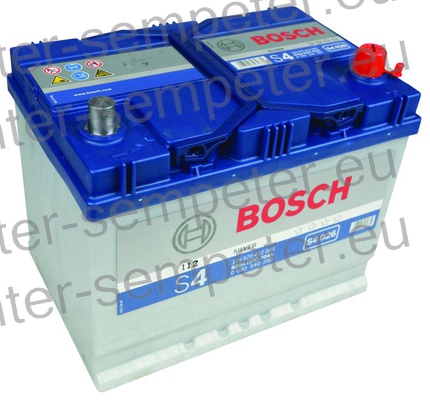 AKUMULATOR BOSCH 70Ah 630A (260x173x225)+D esno plus SILVER S4