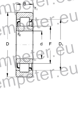 LEŽAJ VALJČNI NU211 BQ