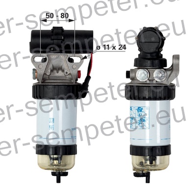 ČRPALKA GORIVA električna kpl S FILTROM PERKINS