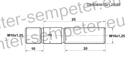 VIJAK STOJNI L=25 Lceloten=35mm