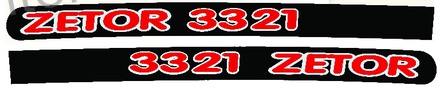 NALEPKA SET "ZETOR 3321"