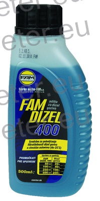 DODATEK GORIVU FAM DIESEL DIESEL 400 1/500ml