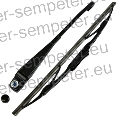 METLICA Z NOSILCEM (cilindričen) L=330mm STEKLA ZDNJEGA ZETOR - URSUS Dolžina nosilca L=225mm (merjeno sredina luknje - pritrditev metlice) Dolžina metlice L=330mm(raven) Priključek: cilindričen fi=mm - ZETOR 501 - 7011 5211 - 7245, 3320 - 7340