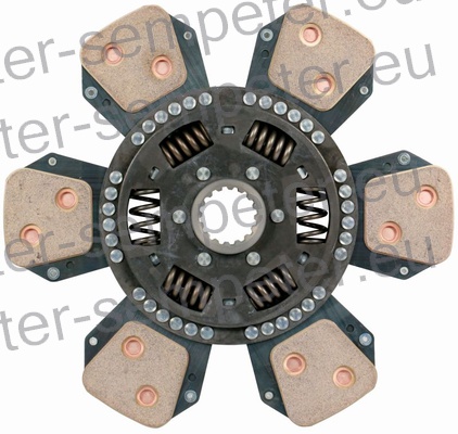 LAMELA SKLOPKE POGONA fi=350 z=16/40x45 LUK CASE Maxxum 115 - 125 NH - NEW HOLLAND T6030 - T6050 - TS115A