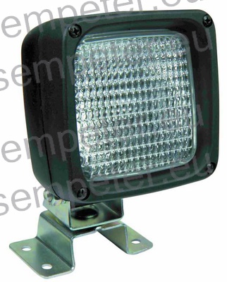 ŽAROMET DELOVEN OGLAT - KVADRATEN 112x101X88 z omega nosilcem 12V H3