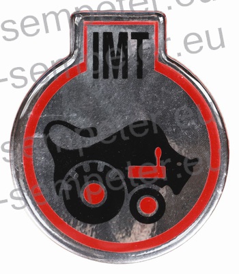 NALEPKA iz mehke plastike debeline s=2mm "IMT ZNAK ZAŠČITNI" IMT BIK