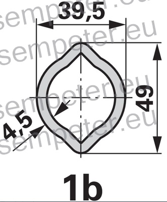 CEV KARDANA LIMONA notranja 1b 39,5x49 1,5m