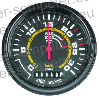 OBRATOMER ELEKTRONSKI (s števcem delovnih ur) 12V NT UTB 553 - 643 - 683DT