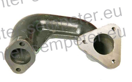 KOLENO IZPUHA MOTORJA 3cil serija plus STEYR 40 - 50 - 540 - 545 - 548 (jubilejna serija T188 - T190 - za predelavo navzgor) STEYR ni za izvedbe s sprednjim nakladalcem