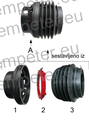 ZAŠČITE ZGLOBA PREGIBNEGA 80° kpl SPT