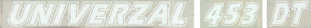 NALEPKA "UNIVERZAL 453 DT" UTB