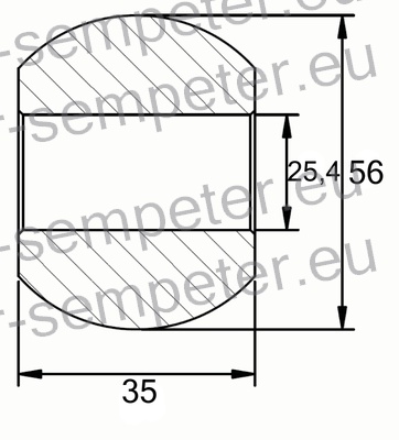 KROGLA fi=25.4/56/35