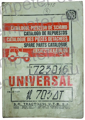 KATALOG TRAKTOR UTB U703DT (cod723016)