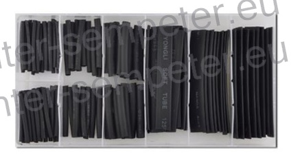 CEV TERMOKRČLJIVA max 125°C ČRNA (100 kos)