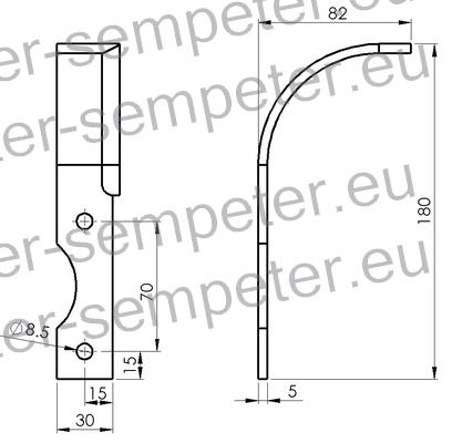 NOŽ FREZE LEVI GORENJE MUTA