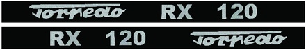 NALEPKA SET "Torpedo RX 120 " TD