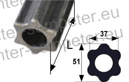 CEV KARDANA notranja X7 L=3m 51x37