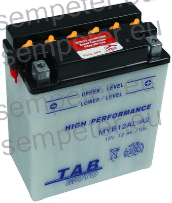 AKUMULATOR TOPLA 12V 12Ah D+ WB TAB MOTO