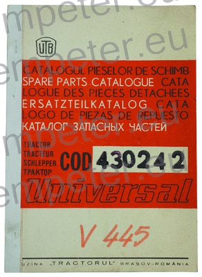 KATALOG TRAKTOR UTB V445 (cod430242)