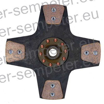 LAMELA SKLOPKE POGONA fi=280 z=16/22x25 LUK ZETOR 3011 - 3045 - 3511 - 3545 - 4712 - 4718 - 4911 - 5011