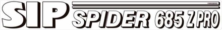 NALEPKA "SIP SPIDER 685 Z PRO"