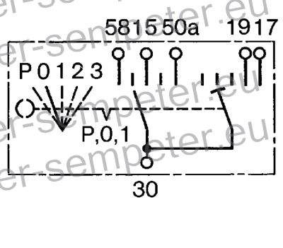 STIKALO VŽIGA (kontakt - vžig) BOSCH