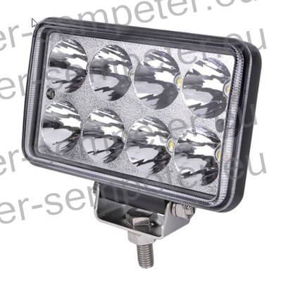 ŽAROMET LED 1600Lm 24W DELOVNI OGLAT PRAVOKOTEN 152x54x90mm 9 - 32V