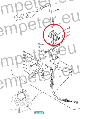 MANŠETA ROČICE MENJALNE FIAT