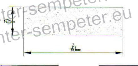 PROFIL GUMI KABINE 10x15 mm