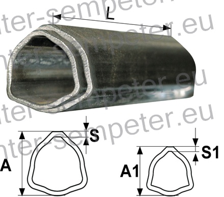 CEVI KARDANA ZUNANJA + NOTRANJA ZA SERIJI 4, 45 L=1200mm kpl SPT