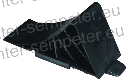 ZAGOZDA KOLESA PVC (črna) do 1600kg kpl z nosilcem dimenzije: 225x90x95mm, dolžina:225mm, širina:90mm, višina:95mm teža:0,30kg STANDARD DIN76051