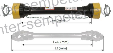 ZAŠČITE KARDANA kpl T7 SPT