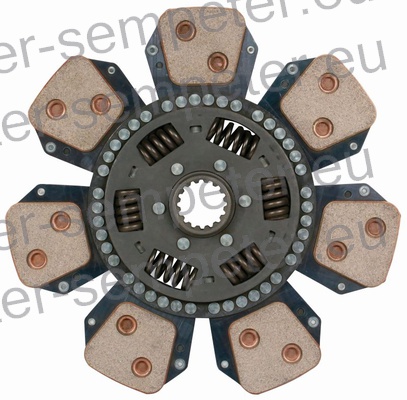 LAMELA SKLOPKE POGONA fi=350 z=16/38.2x43.2 LUK KUBOTA HX95 - HX110 - HX130 - HX150