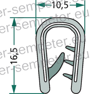 PROFIL GUMI KABINE STANDARD