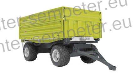 IGRAČA PRIKOLICA KIPER Z ODSTRANLJIVO STRANICO