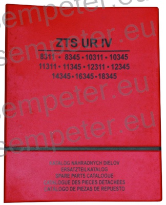 KATALOG TRAKTOR ZTS UR IV 8311 - 8345 - 10311 - 10345 - 11311 - 11345 - 12311 - 12345 - 14345 - 16345 - 18345