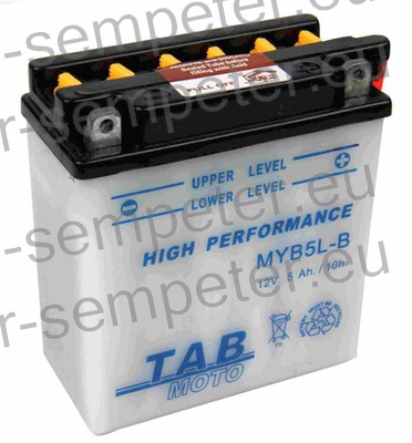 AKUMULATOR TOPLA 12V 5Ah D+ WB TAB MOTO