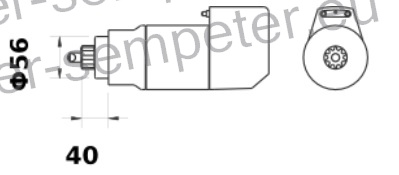 ZAGANJAČ MOTORJA z=11 IMT 533 motor IMR 033 ISKRA - LETRIKA MAHLE MAHLE