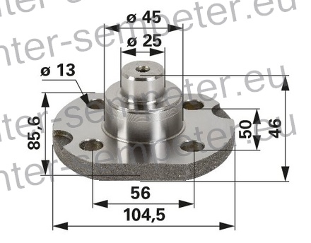 NOSILEC LEŽAJA SPODNJI POGONA SPREDNJEGA NEW HOLLAND