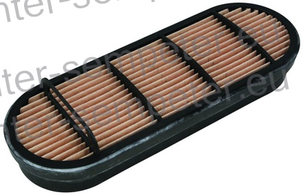 FILTER ZRAKA mali - ovalen FLEETGUARD CASE CLAAS DEUTZ FENDT HURLIMANN JOHN DEERE KUBOTA LAMBORGHINI LANDINI MC CORMICK MASSEY FERGUSON NEW HOLLAND SAME TIMBERJACK VALTRA