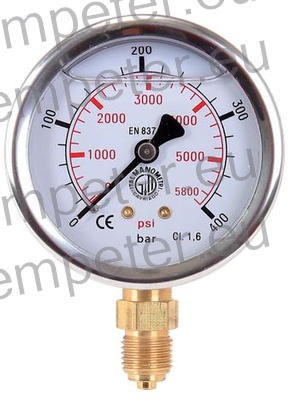 MANOMETER HIDRAVLIKE 0 - 400 BAR