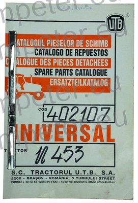 KATALOG TRAKTOR UTB U453 (cod402107)