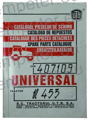 KATALOG TRAKTOR UTB U453 (cod407109)