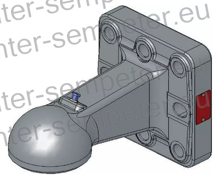 PRIKLOP PRIKOLICE K80 (M20 8 - vijakov) 145mm x 145mm SCHARMULLER